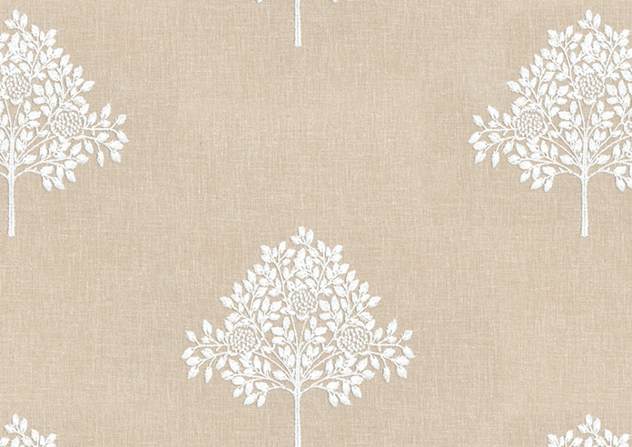 William Morris At Home Marigold Tree Embroidery, Chalk - Twist&Fit Roman Blind - Image 8